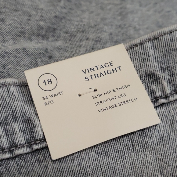 Universal Thread Vintage Straight Jeans Woman Size 18/34 - Picture 10 of 10